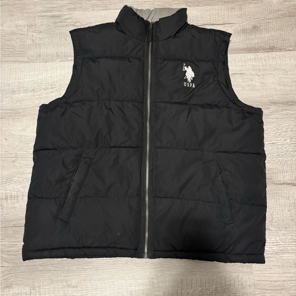 U.S. Polo Assn. Black Puffer Vest